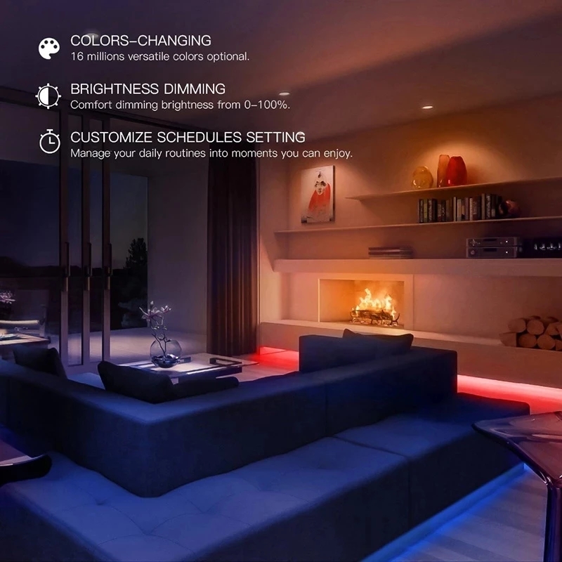 Yeelight Aurora Strip lampu pi - Yeelight Light Lightstrip ulasan dan harga