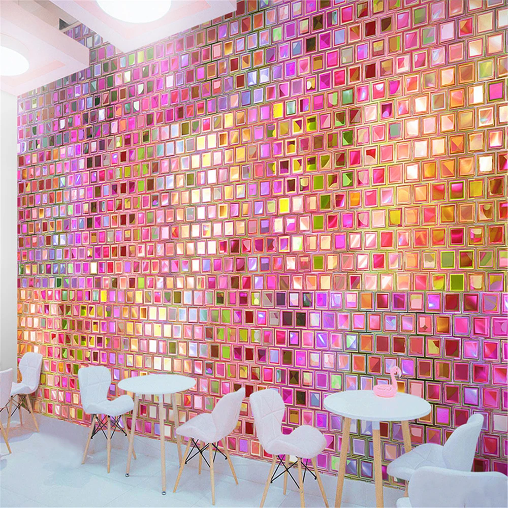 Wallpaper mosaik berwarna khus - Home Decor Online Shop ulasan dan harga
