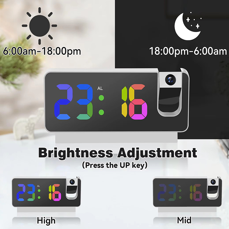 Jam Alarm Proyeksi Jam Meja de - Vintage Alarm Clock ulasan dan harga