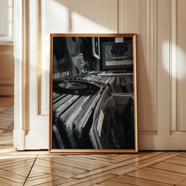 Toko Rekaman Vinil Modern Gamb - Home Decor White ulasan dan harga