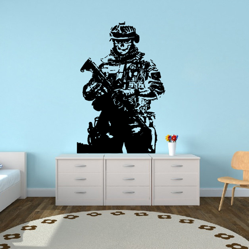 Solider Sniper Tengkorak Peran - Home Decor Y2K ulasan dan harga