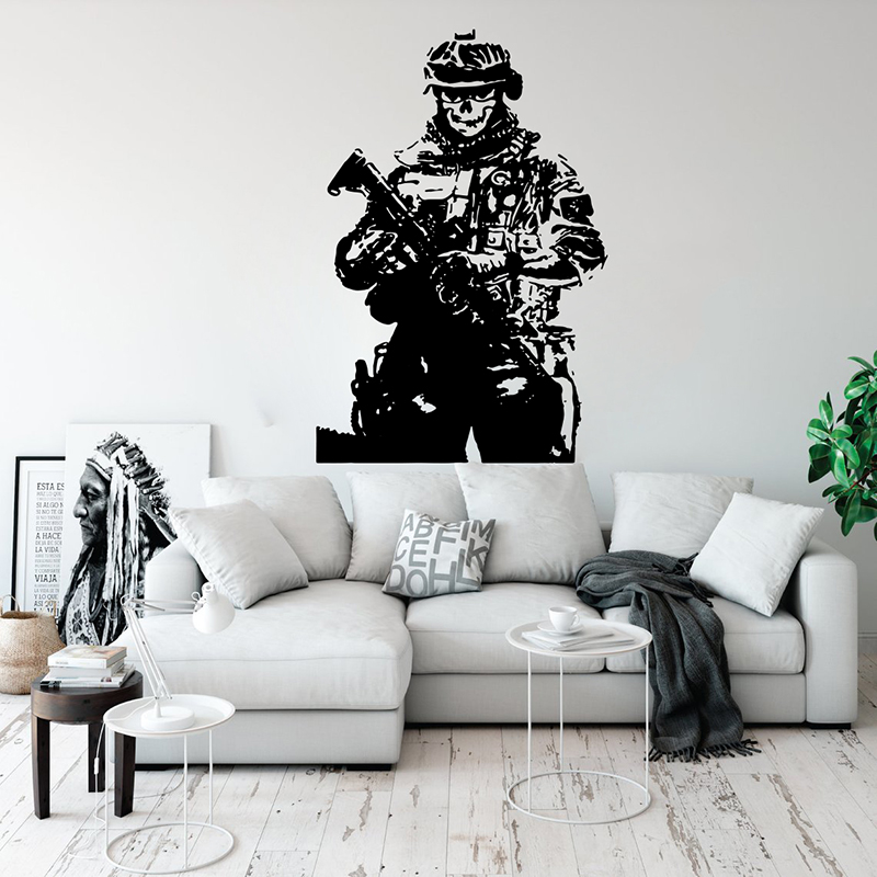 Solider Sniper Tengkorak Peran - Home Decor Y2K ulasan dan harga
