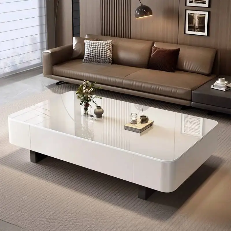 Meja Kopi Putih Berkualitas Ti - Home Decor Center ulasan dan harga