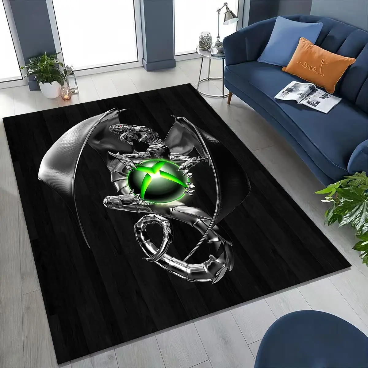 Karpet Permadani Logo Seni XBO - Home Decor Xbox Games ulasan dan harga