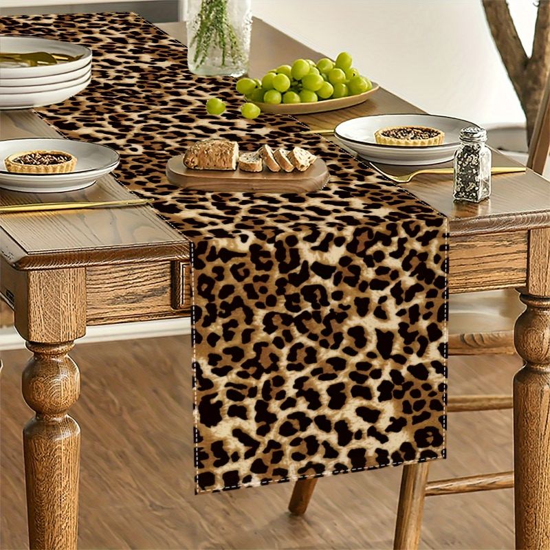 VIKAMA Set Alas Meja Motif Mac - Linen Table Runner ulasan dan harga