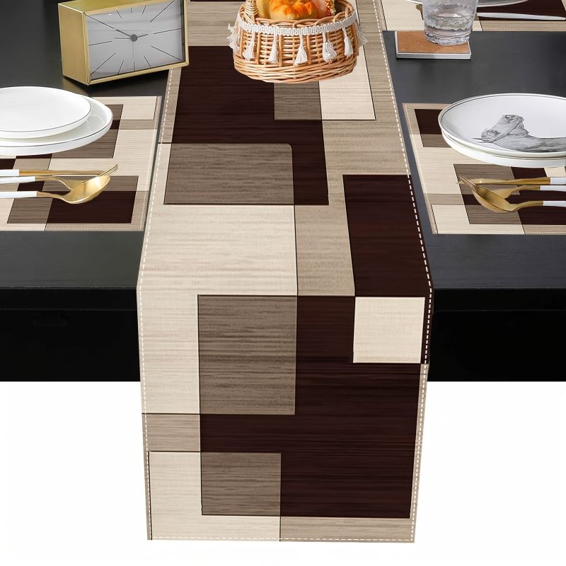VIKAMA Maillard Set Alas Meja  - Linen Table Runner ulasan dan harga