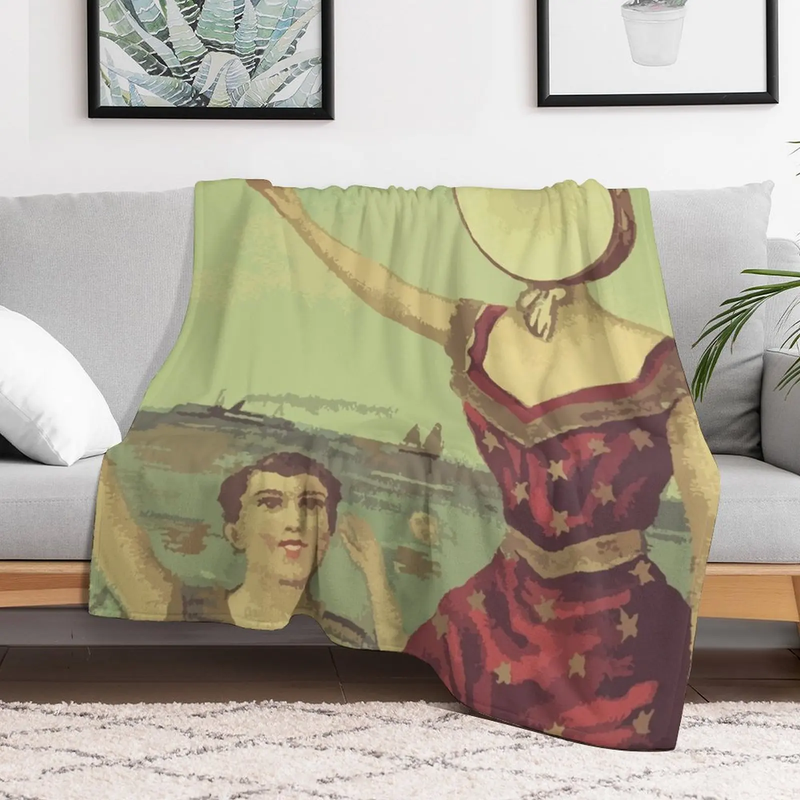 Selimut Penutup Neutral Milk H - Neutral Throw Blanket ulasan dan harga