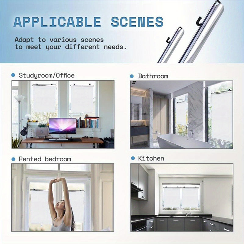 Tirai Penahan Panas, Roller Bl - Home Decor Window Blinds ulasan dan harga