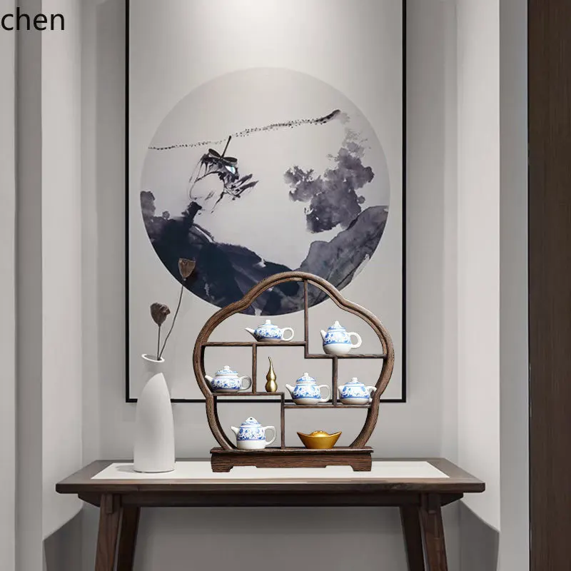 7.15-c13 Ruang Teh Retro Zen T - Home Decor White ulasan dan harga