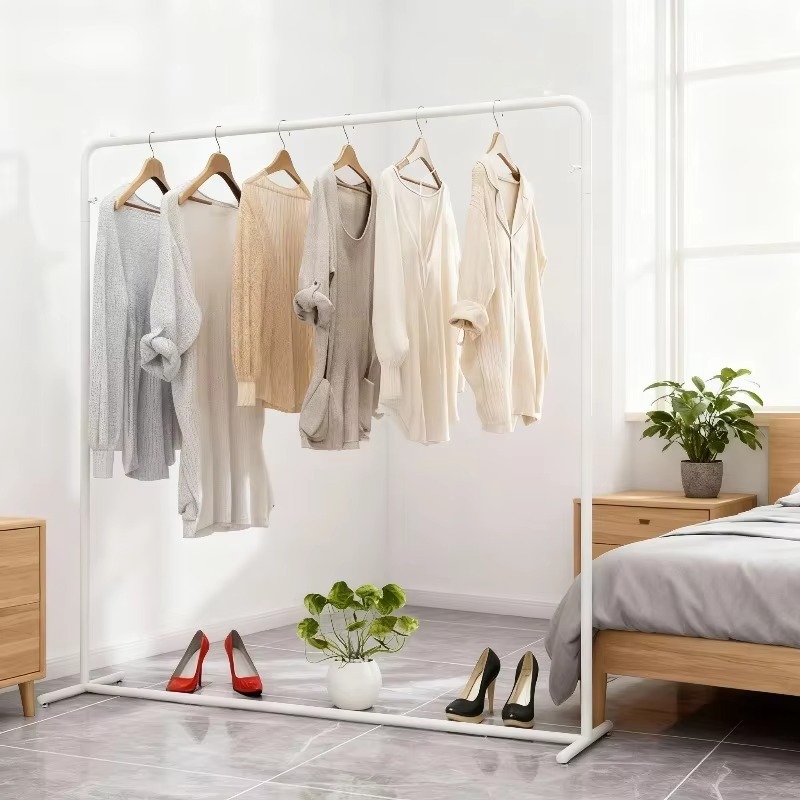 Rak Pakaian Mewah Berbahan Bes - Home Decor Retail Stores ulasan dan harga