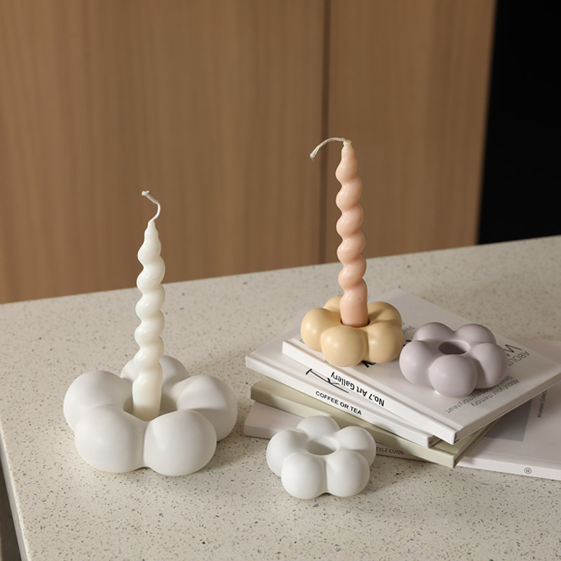 Tempat Lilin Porselen Putih Be - Home Decor White ulasan dan harga
