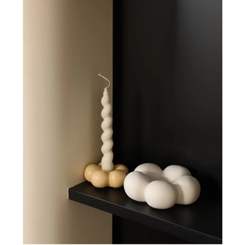 Tempat Lilin Porselen Putih Be - Home Decor White ulasan dan harga