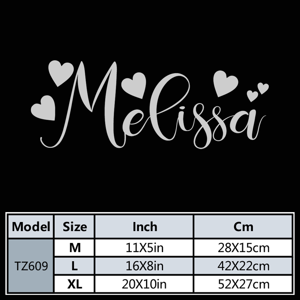 1 Buah Stiker Cinta Nama Kusto - Home Decor Wall Tiles ulasan dan harga
