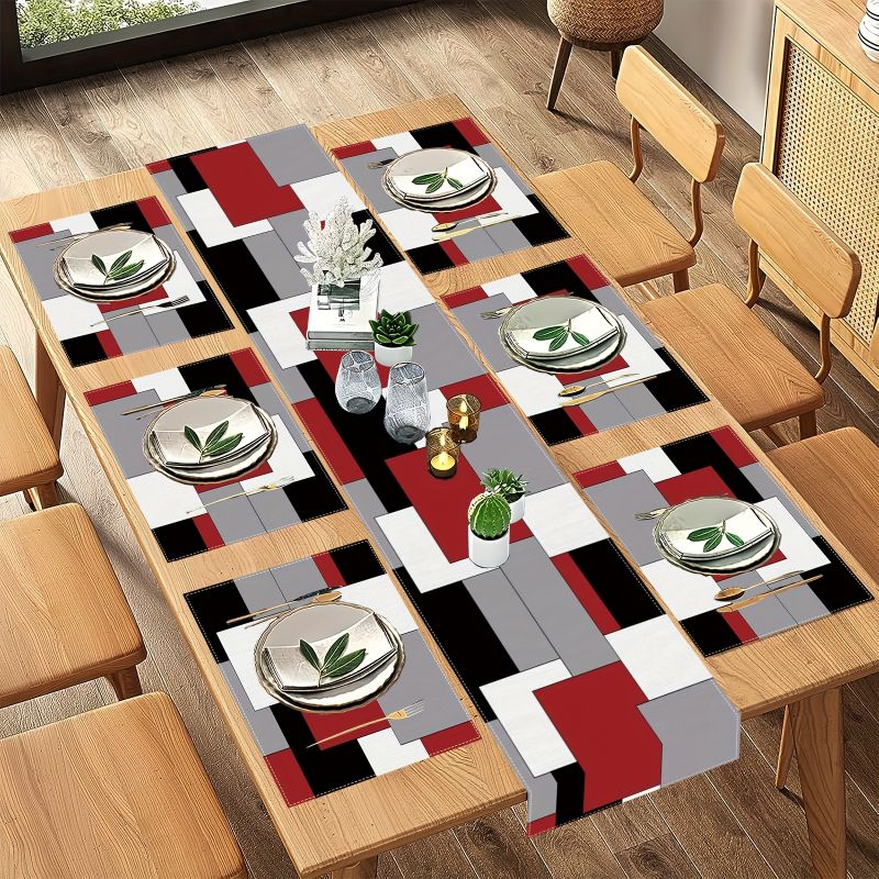 Set Alas Meja dan Tatakan Piri - Linen Table Runner ulasan dan harga