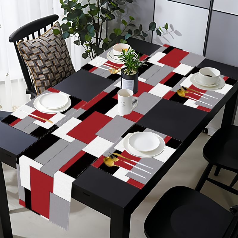 Set Alas Meja dan Tatakan Piri - Linen Table Runner ulasan dan harga
