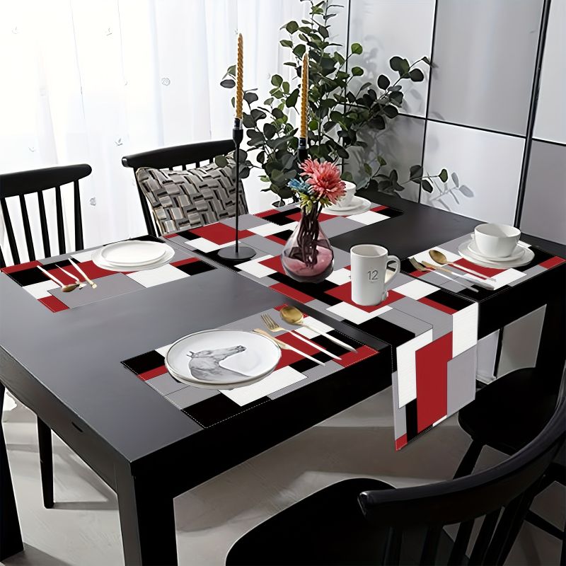 Set Alas Meja dan Tatakan Piri - Linen Table Runner ulasan dan harga
