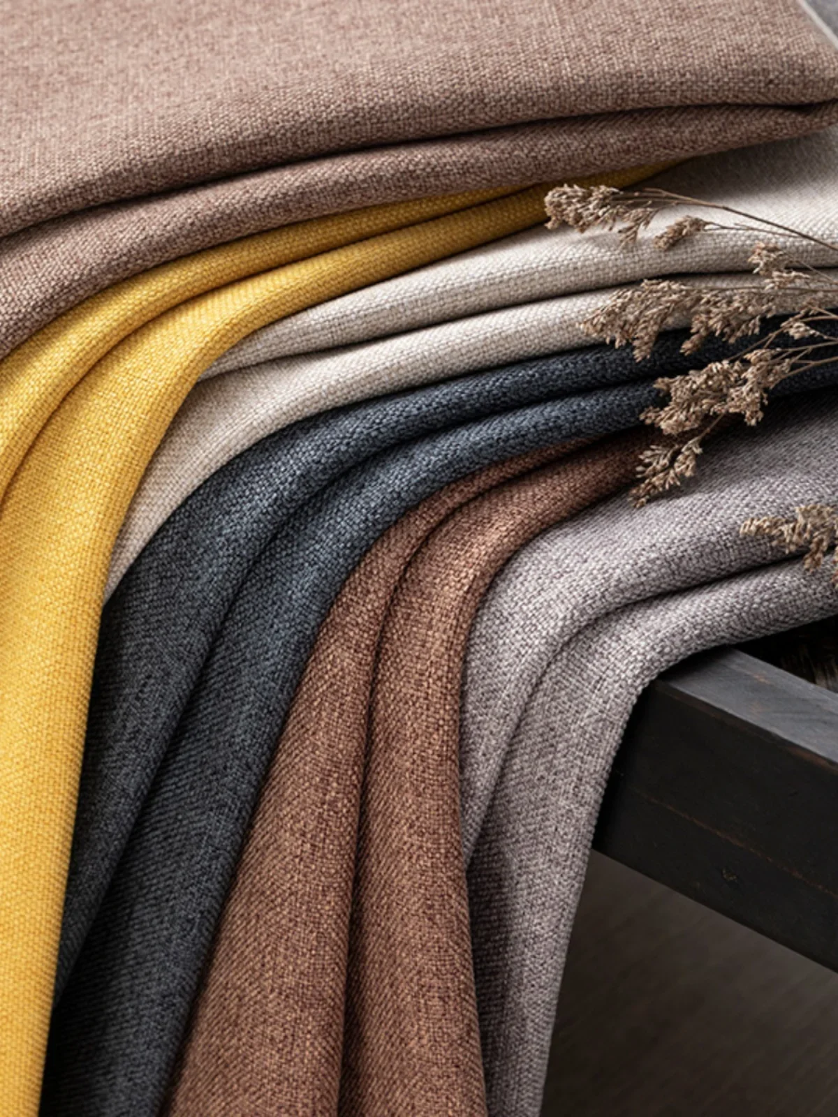 Kain Linen polos tebal halus d - Linen Table Runner ulasan dan harga