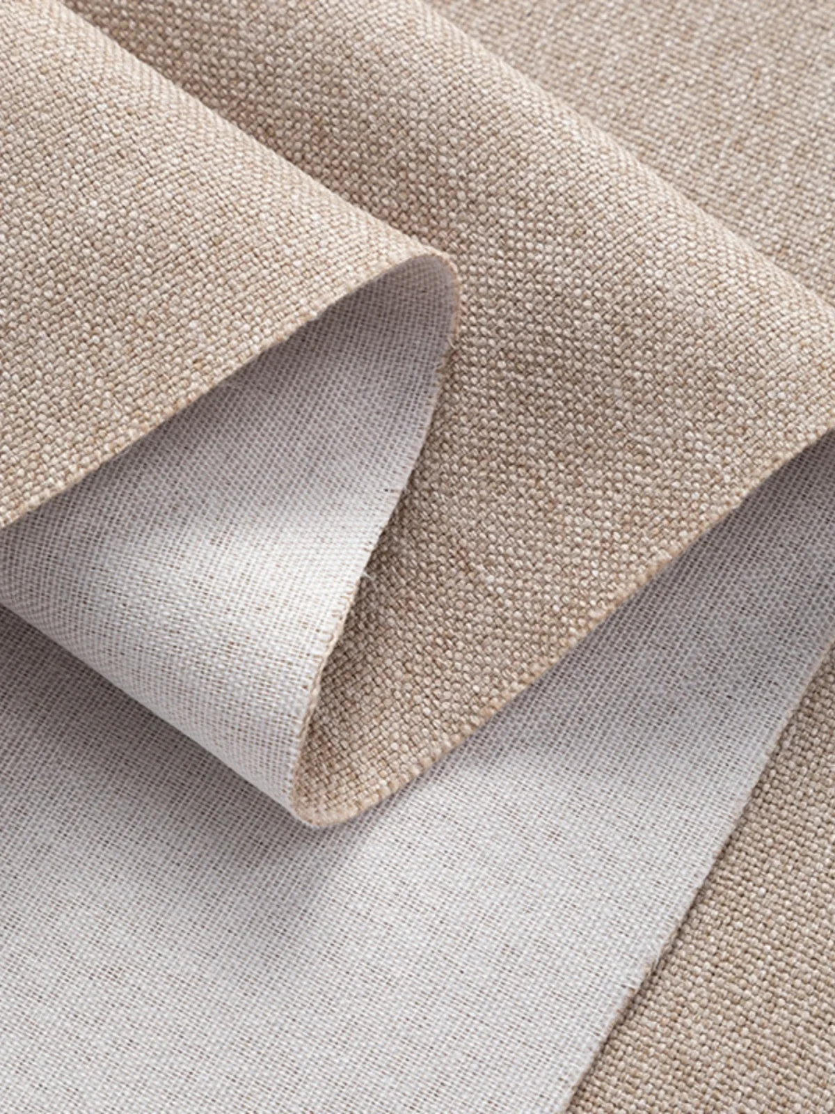 Kain Linen polos tebal halus d - Linen Table Runner ulasan dan harga