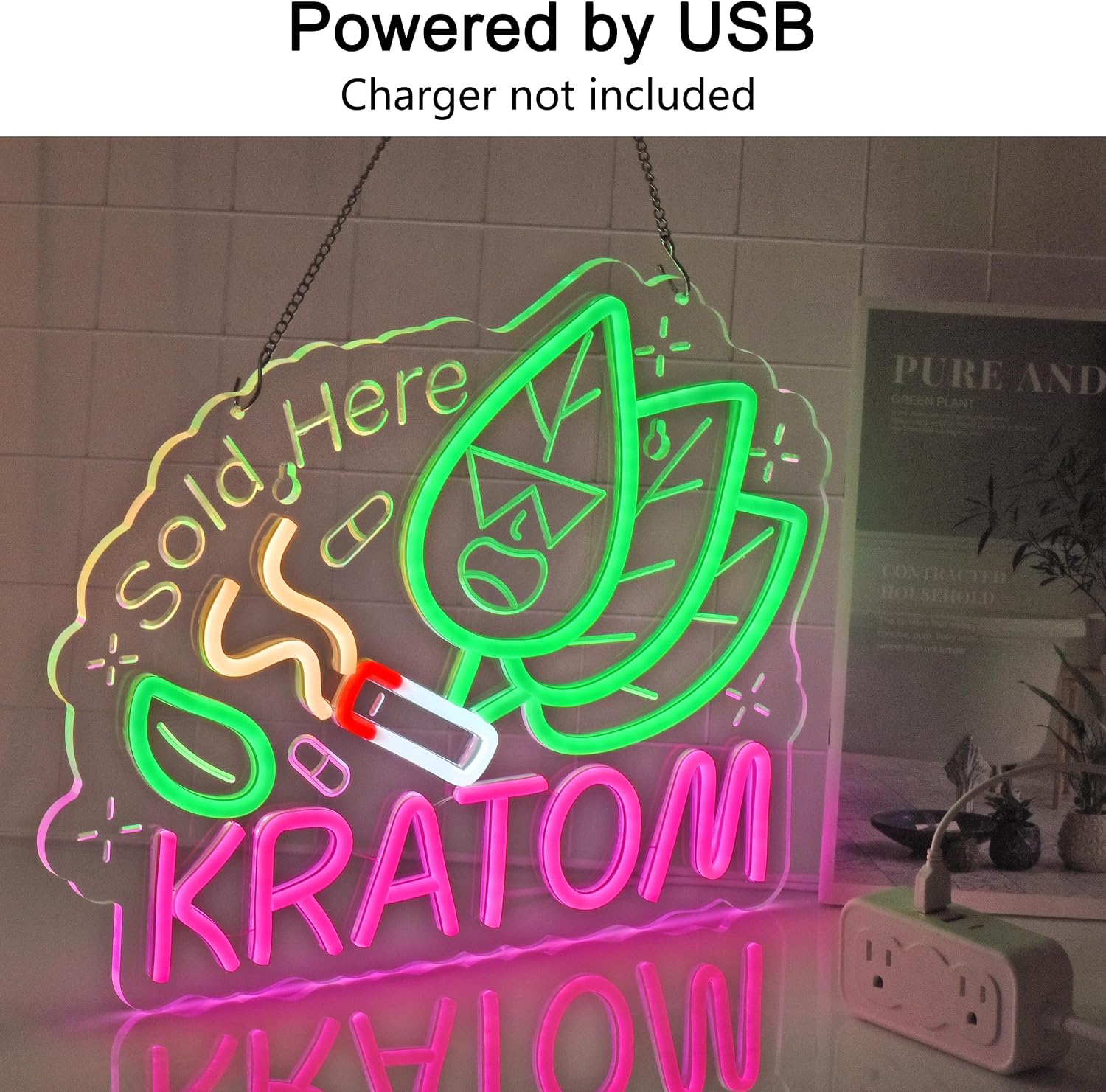 Lampu Neon Kratom, Dekorasi Di - Home Decor Retail Stores ulasan dan harga