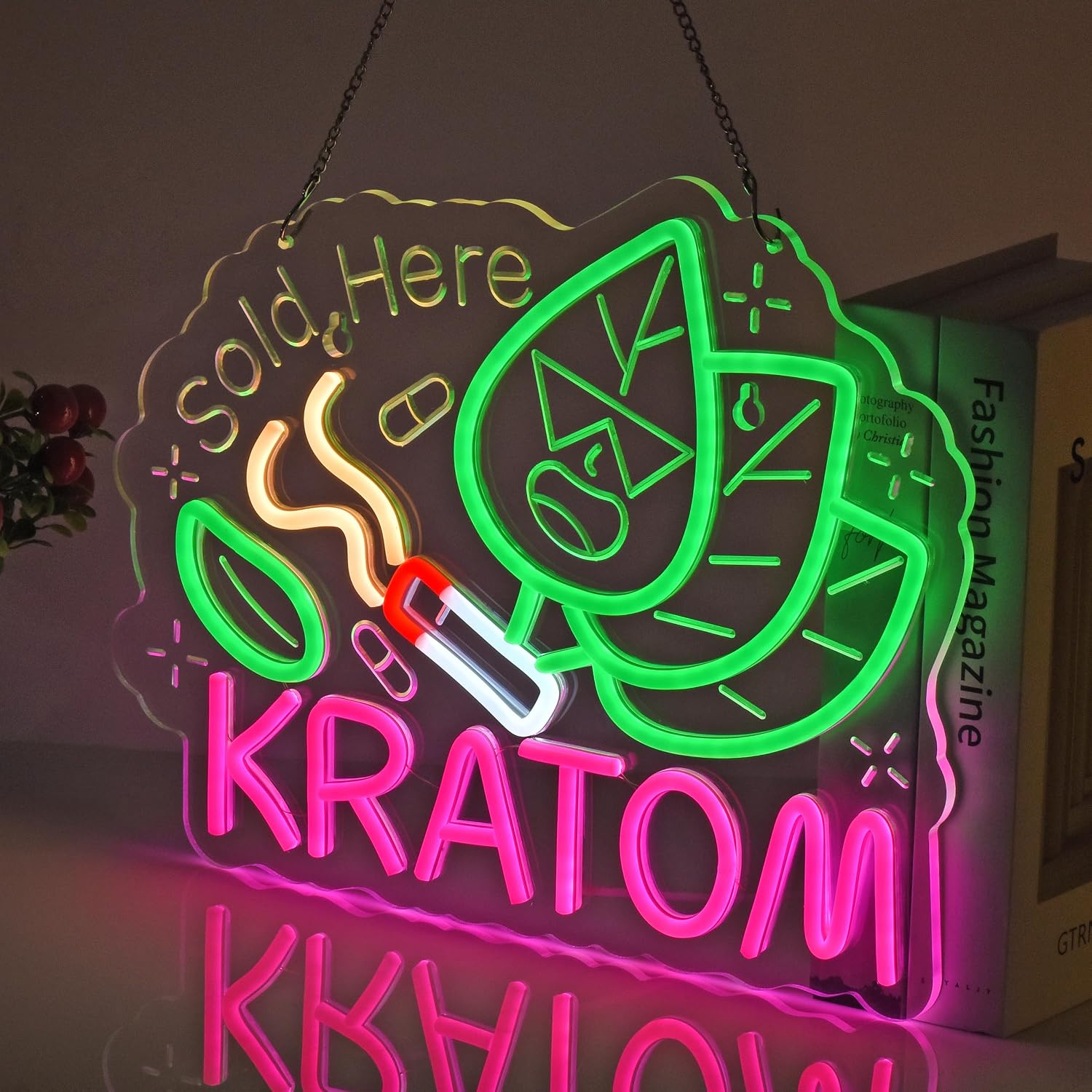 Lampu Neon Kratom, Dekorasi Di - Home Decor Retail Stores ulasan dan harga