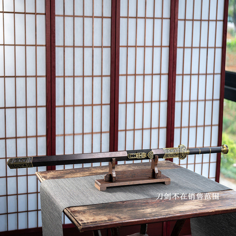 Rak Pajangan Pedang Kayu Wenge - Home Decor Exhibition ulasan dan harga