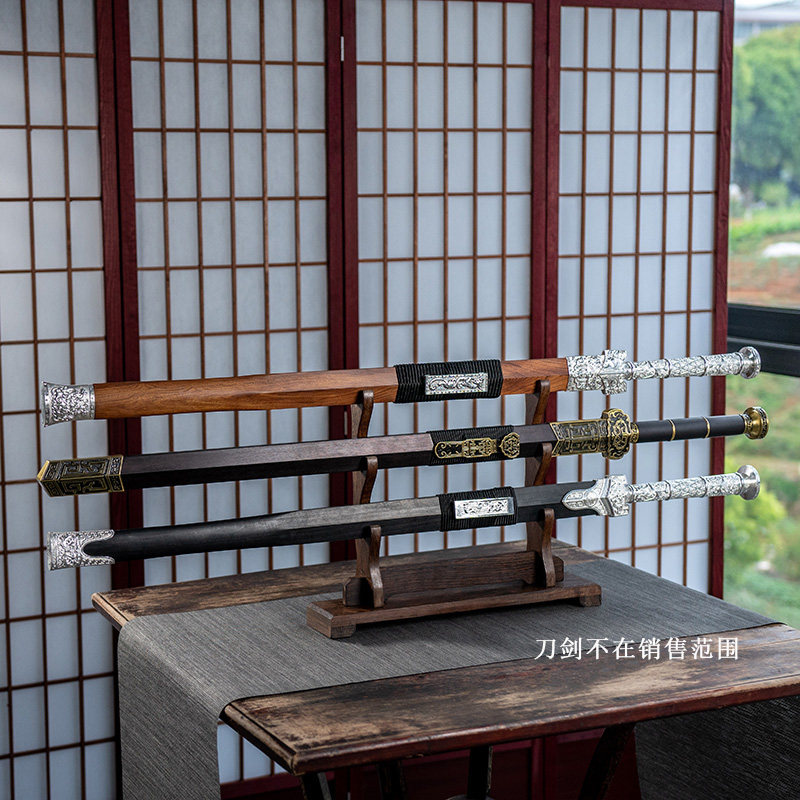 Rak Pajangan Pedang Kayu Wenge - Home Decor Exhibition ulasan dan harga