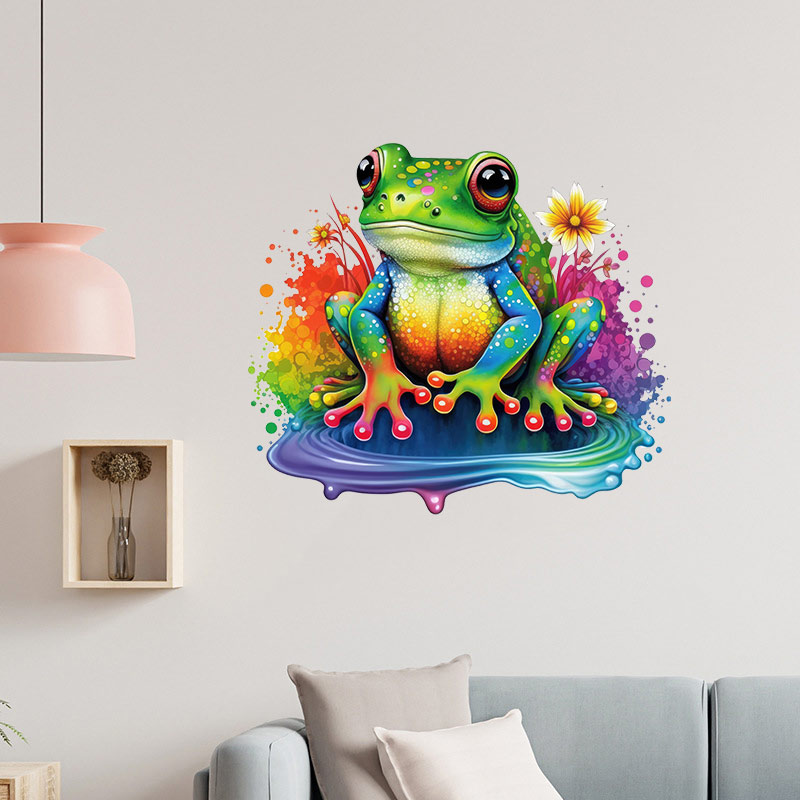 Mfeminin stiker dinding katak  - Home Decor Y2K ulasan dan harga