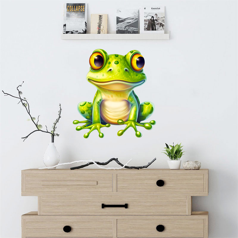 Mfeminin stiker dinding katak  - Home Decor Y2K ulasan dan harga