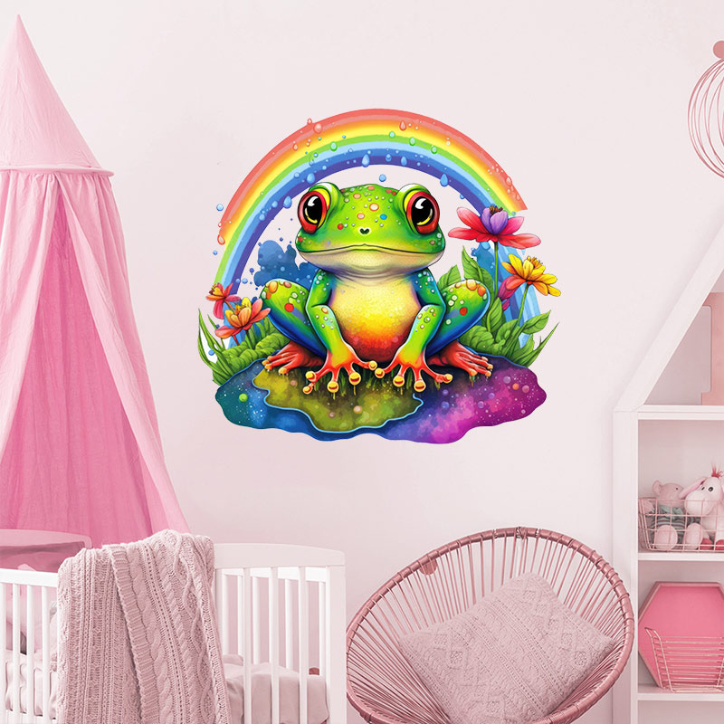 Mfeminin stiker dinding katak  - Home Decor Y2K ulasan dan harga