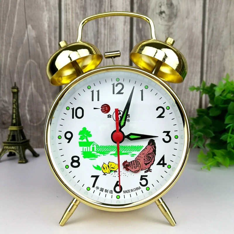 Jam Alarm Mekanis Logam Jam Me - Vintage Alarm Clock ulasan dan harga