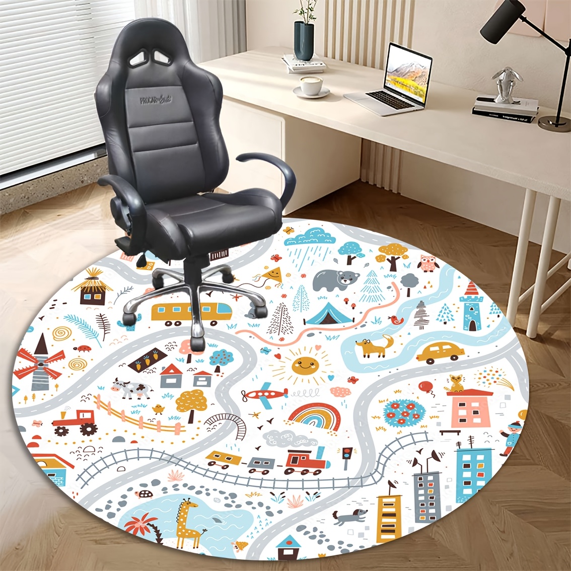 Karpet Lantai Grafis Transport - Home Decor Retail Stores ulasan dan harga