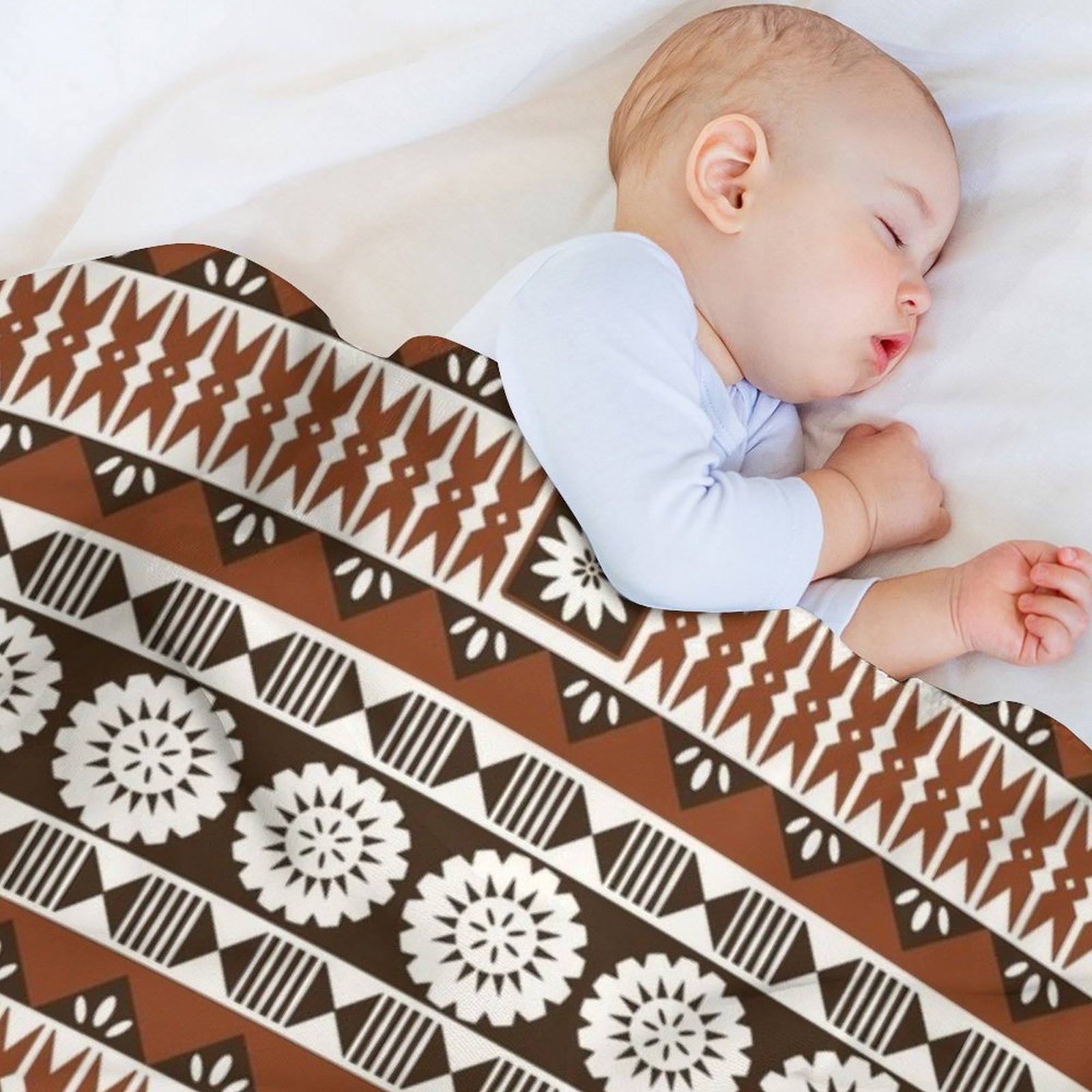 Fijian Masi 2 - Selimut Dekora - Neutral Throw Blanket ulasan dan harga