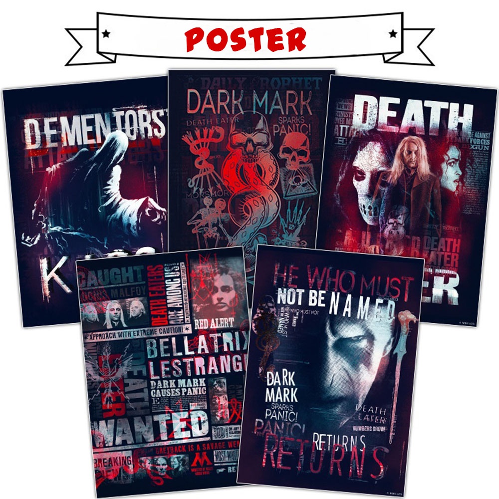 Poster Kertas Harry Potter Asl - Home Decor Quirky ulasan dan harga