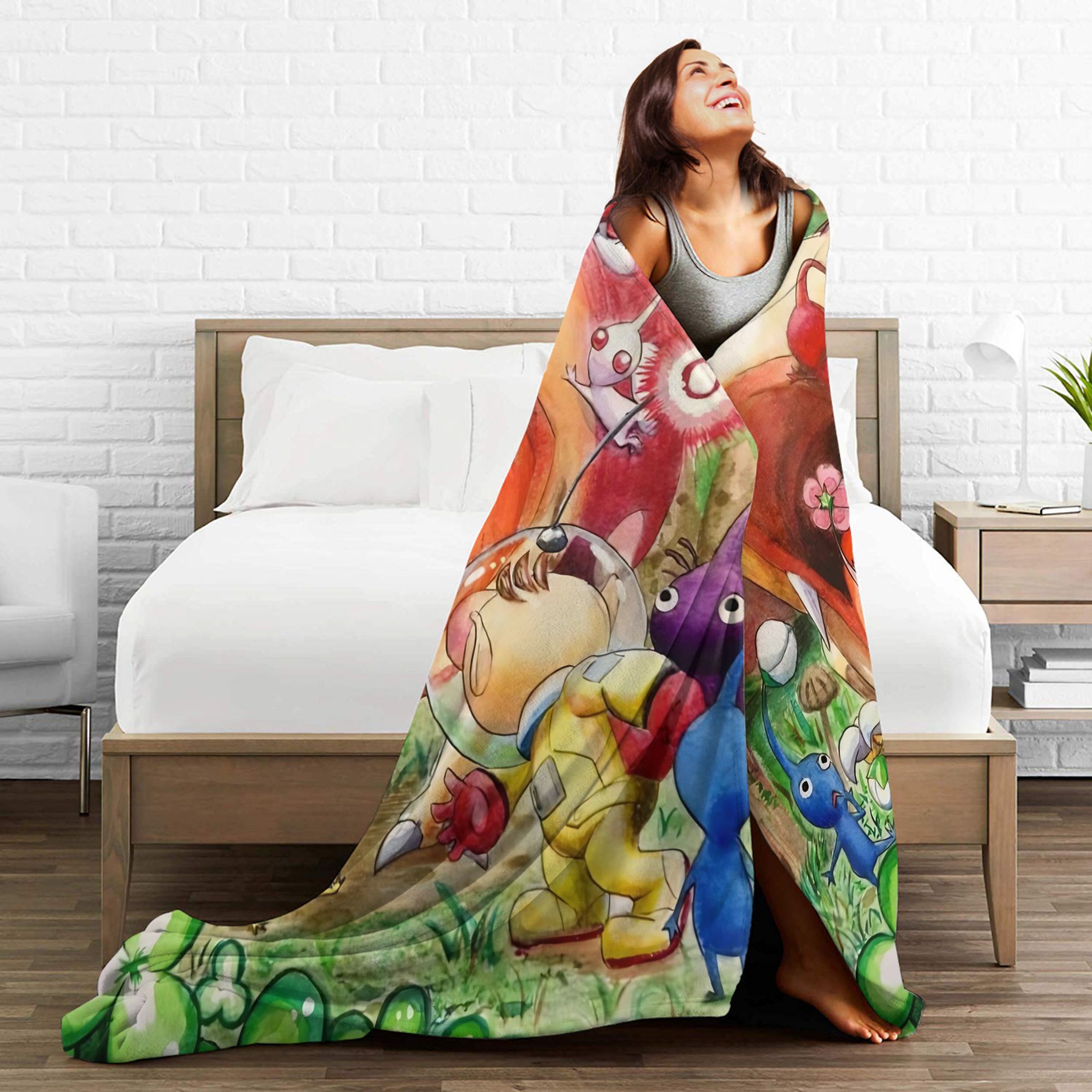 Selimut Pikmin Game, Selimut L - Home Decor Fallout 4 ulasan dan harga