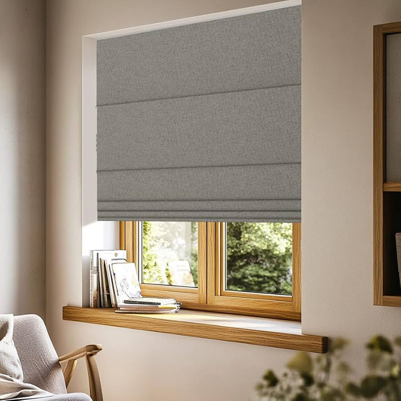 Tirai Roman Blackout Linen Pra - Home Decor Window Blinds ulasan dan harga