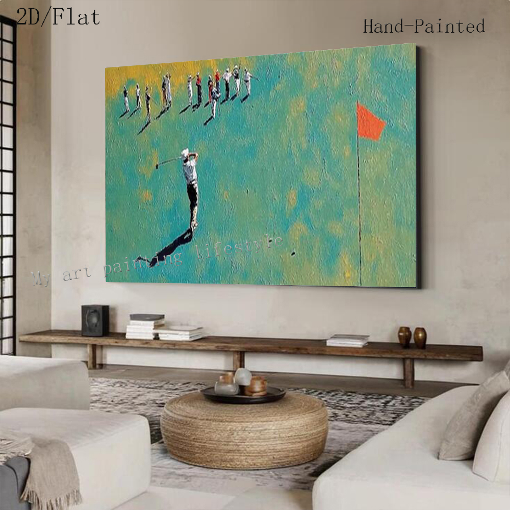 100% Lukisan Minyak Abstrak Bu - Home Decor Free Images ulasan dan harga