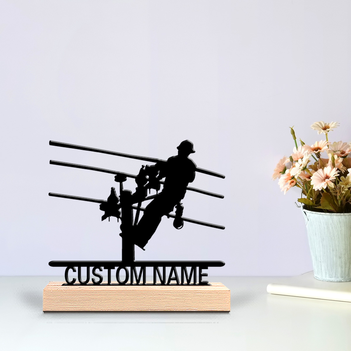 1pc Patung Logam Tukang Listri - Home Decor Halloween ulasan dan harga