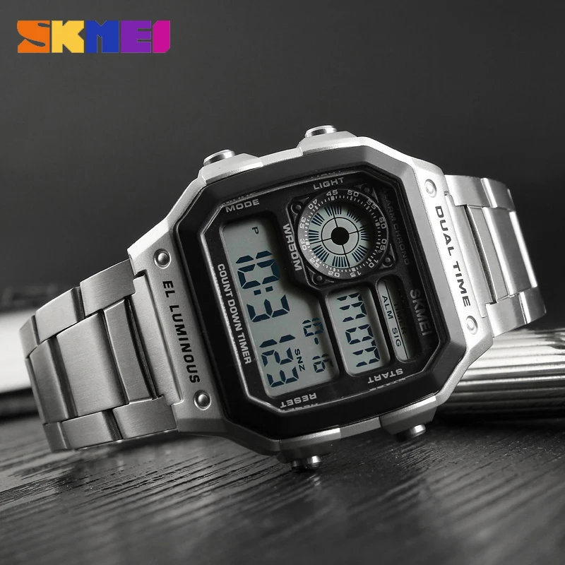 SKMEI 1335 Jam Tangan Digital  - Vintage Alarm Clock ulasan dan harga