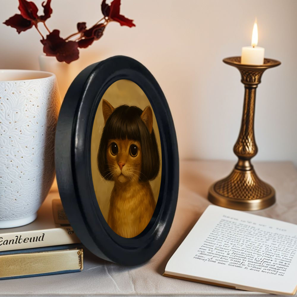 1 Buah Seni Dinding Kucing Ber - Home Decor Quirky ulasan dan harga
