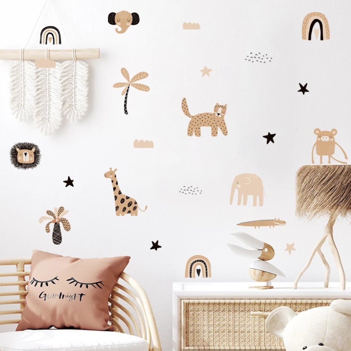 Boho Kartun Pelangi Bintang Wa - Home Decor Y2K ulasan dan harga
